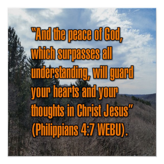 Philipper 4:7 WEBU Poster (Vorderseite)