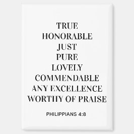 Philipper 4:8 Magnet