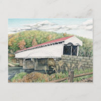 Philippi Covered Bridge Postcard