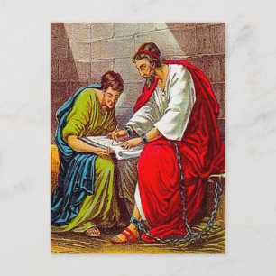 Philippianer 1 Paul's Letter to the Saints Postkar Postkarte