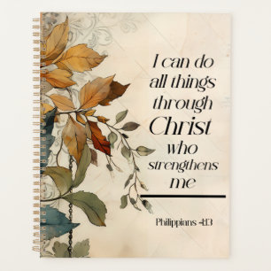 Philippianer 4:13 Alles durch die Christi-Bibel Planer