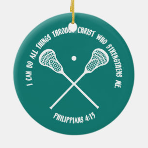 PHILIPPIANS 413 - LACROSSE KERAMIKORNAMENT