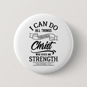 PHILIPPIANS 4 13 BUTTON
