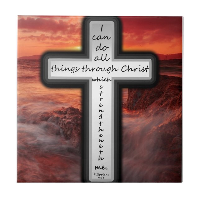 Philippians-4:13 Fliese (Vorderseite)