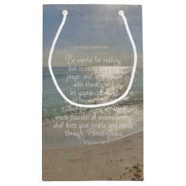 Philippians-4:13 Friedensbibel-Vers-Strand Kleine Geschenktüte