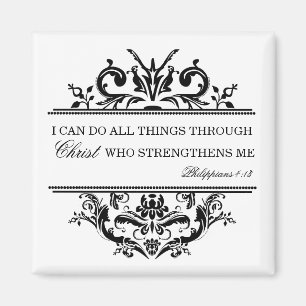 Philippians-4:13 Magnet