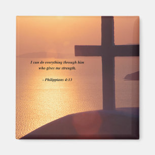 PHILIPPIANS-4:13 MAGNET