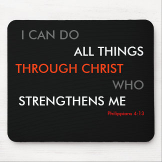 Philippians-4:13 Mäusematte Mousepad