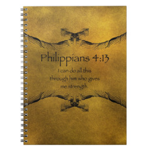 Philippians-4:13 Notizblock