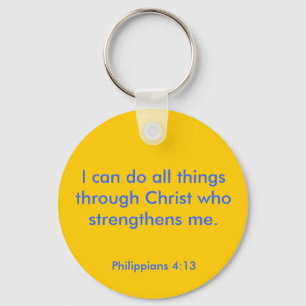 Philippians-4:13 Schlüsselanhänger