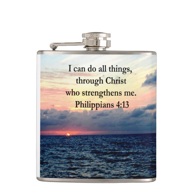 PHILIPPIANS 4:13 SONNENDESIGN FLACHMANN (Vorderseite)