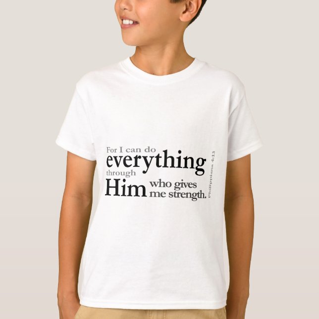 Philippians-4:13 T-Shirt (Vorderseite)