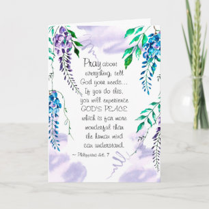 Philippians-4:6 - 7 beten über alles karte