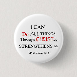 PHILIPPIER 4:13 BUTTON
