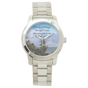 PHILIPPIER 4:13 PRAYER ARMBANDUHR