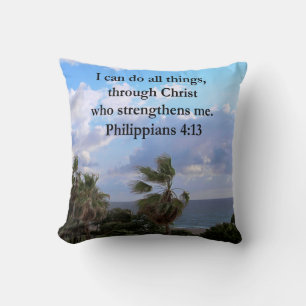 PHILIPPIER 4:13 PRAYER KISSEN
