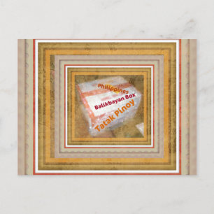 Philippine Balikbayan Box Design Postcard Postkarte