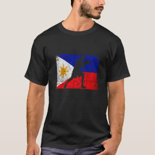 Philippine Boxing Philippinische Flagge Boxing Fil T-Shirt