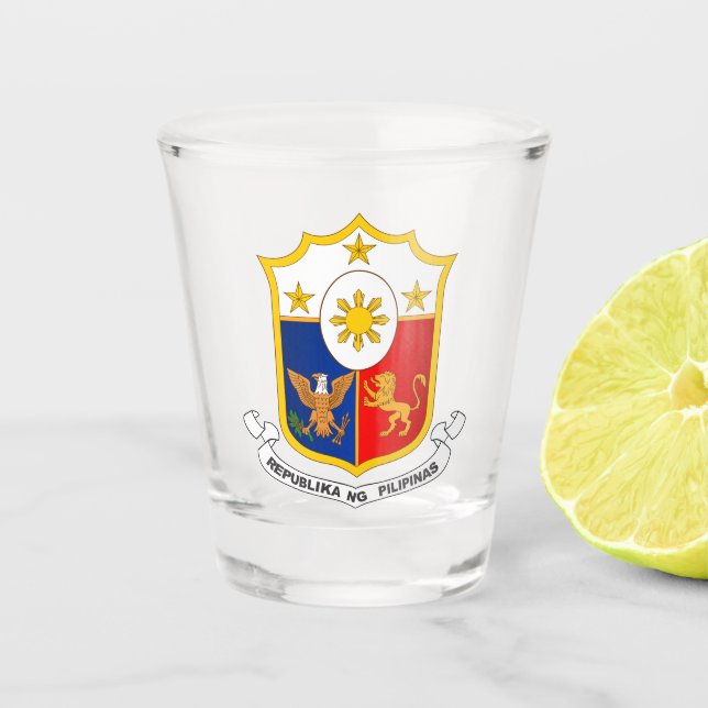 Philippine COA Schnapsglas (Vorderseite)