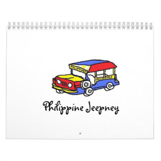 Philippine Jeepney Calendar Kalender