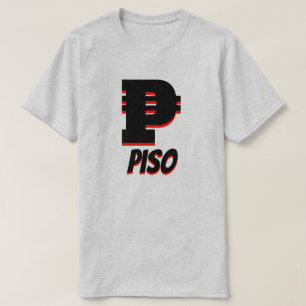 ₱ Philippine Piso, Grau T-Shirt