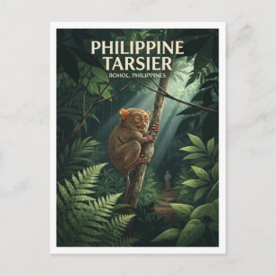 Philippine Tarsier Sanctuary, Corella Philippinen Postkarte