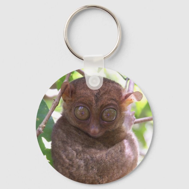Philippine Tarsier Schlüsselanhänger (Vorderseite)