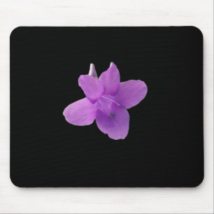 Philippine Violet auf schwarz Mousepad