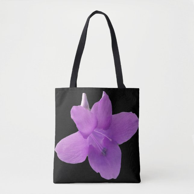 Philippine Violet auf schwarzen Totbeutel (Vorderseite)