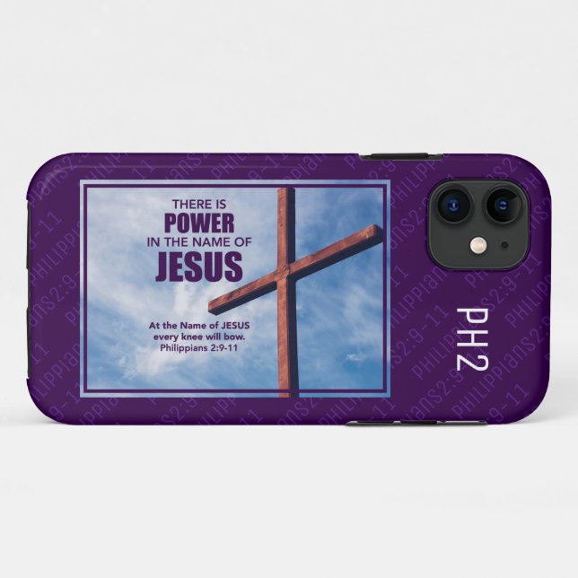 Philippinen 2:9-11 | NAME DES Christlichen JESUS - Case-Mate iPhone Hülle (Rückseite (Horizontal))