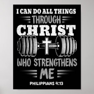 Philippinen 413 Christliche Jesus-Bodybuilding Poster