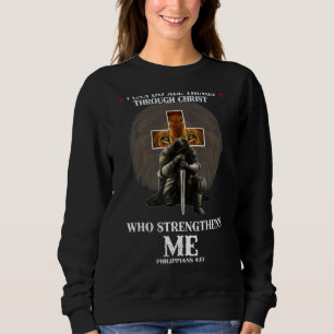 Philippinen 413 Ich kann alles tun Cross Lion Chr Sweatshirt
