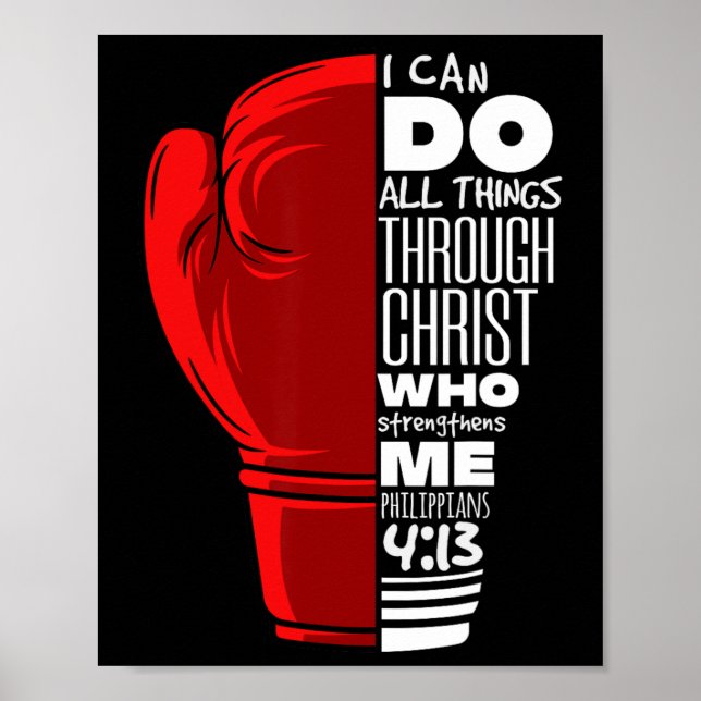 Philippinen 413 Religious Boxing Funny Christlich  Poster (Vorne)