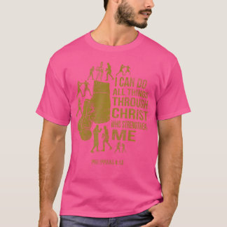 Philippinen 413 Religious Boxing Funny Christlich T-Shirt