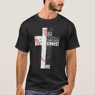 Philippinen 4 13 Baseball Cross Geschenke Christli T-Shirt