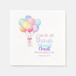 Philippinen 4:13 Bibelverse Napkins Serviette