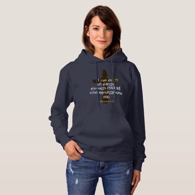Philippinen 4:13 Frauenschuhe Hoodie (Vorne ganz)