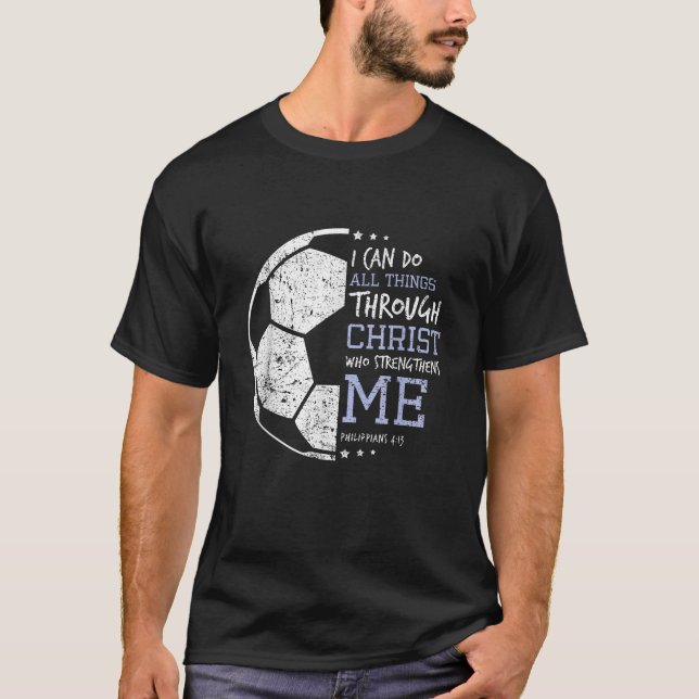 Philippinen 4 13 Ich kann alles Christliche tun T-Shirt (Vorderseite)