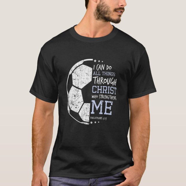 Philippinen 4 13 Ich kann alles Christliche tun T-Shirt (Vorderseite)
