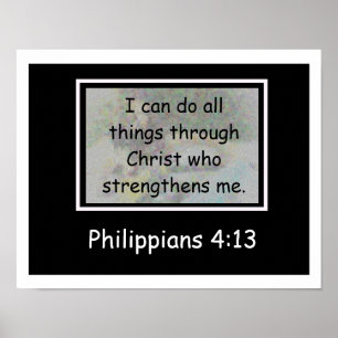 Philippinen 4:13 poster