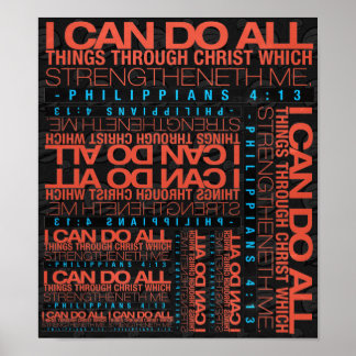 Philippinen 4:13 Poster