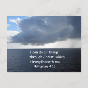 Philippinen 4:13 postkarte