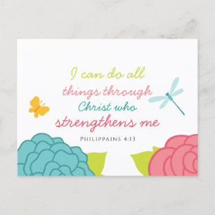 Philippinen 4:13 Postkarte