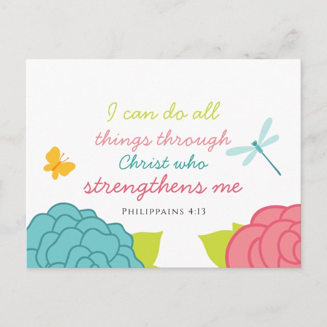 Philippinen 4:13 Postkarte (Vorderseite)