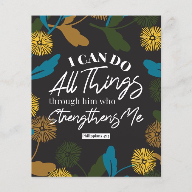 Philippinen 4:13 schwarz (Vorderseite)