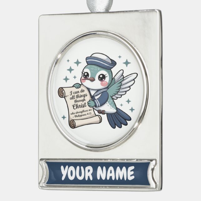 Philippinen 4:13 Seemann-Personalisierte Ornament (Links)