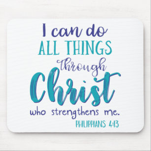 Philippinen 4:13 Tealpur Mousepad