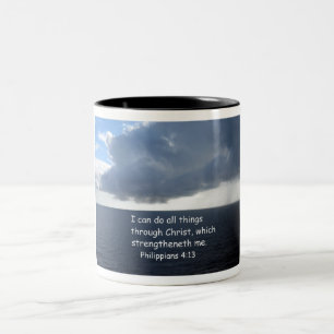 Philippinen 4:13 zweifarbige tasse