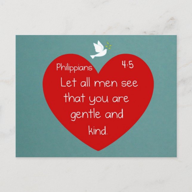 Philippinen 4:5 postkarte (Vorderseite)