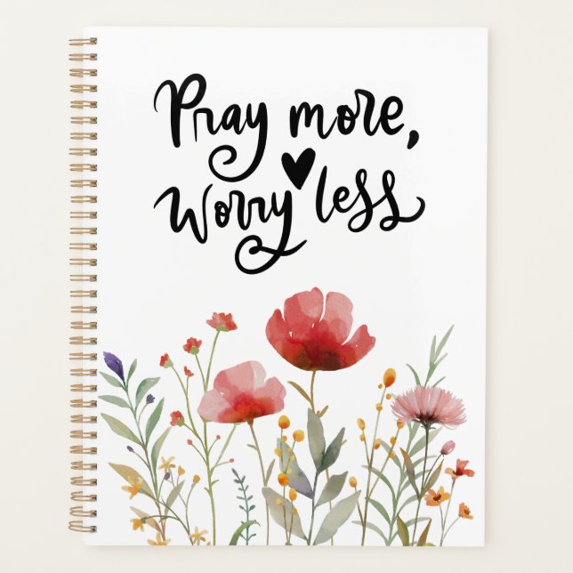 Philippinen 4:6-7 beten mehr Besorgnis erregend we Planer (Vorderseite)